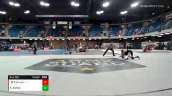 106 lbs Cons. Round 4 - Daniel Lehman, Hersey vs Alexander Kahler, Lake Zurich