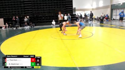 174 lbs Cons. Round 4 - Blane Boehmer, Iowa Western Community College vs Jesse Thornton, Northwest College