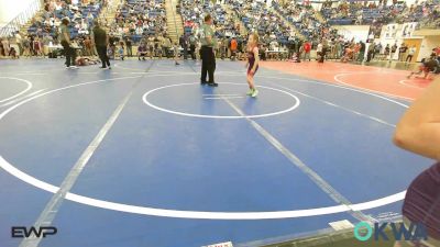 55 lbs Rr Rnd 2 - Maisyn Malone, Bartlesville Wrestling Club vs Kyllie Gwinn, Buck Pride Wrestling