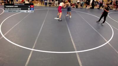 215 lbs Champ. Round 1 - Jeremiah Luke, IL vs Kaleb Goldschmitz, MN