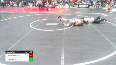 109 lbs Round Of 16 - Jake Robinette, Arapahoe vs Lakoda Beiriger, Norwood