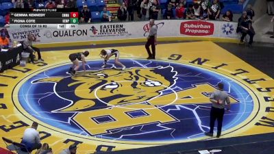 137 lbs Consi Of 16 #2 - Gemma Kennedy, Emmaus vs Fiona Cote, Hempfield