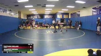 106 lbs Cons. Round 4 - Roderick Brown, George Jenkins vs Matthew Ireland, AAWA