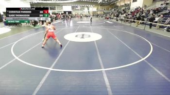 165 lbs Quarterfinal - Gabe Thomasson, Springfield vs Christian Paredes, Cortland
