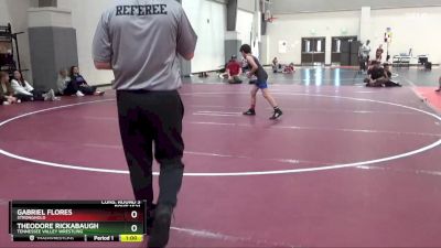75 lbs Cons. Round 3 - Gabriel Flores, Stronghold vs Theodore Rickabaugh, Tennessee Valley Wrestling