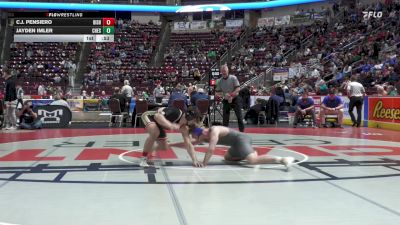 189 lbs Consi 3 - C.J. Pensiero, Bishop McCort vs Jayden Imler, Chestnut Ridge