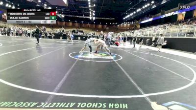 132 lbs Cons. Round 6 - Isaac Santos, Camden County vs Roberto De Jesus, Lake Gibson