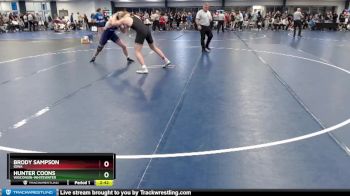 Silver 197 lbs Champ. Round 2 - Brody Sampson, Iowa vs Hunter Coons, Wisconsin-Whitewater