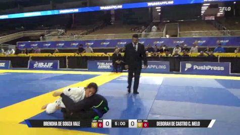Deborah De Castro C. Melo vs Brendha De Souza Vale 2026 Pan Jiu Jitsu IBJJF Championship