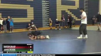 72 lbs Round 2 - Jaxon Revere, Team Vegas Mustangs vs Easton Nilles, Gold Rush Wrestling