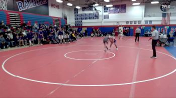 125 lbs Finals (2 Team) - Shelton Chastain, University Of The Ozarks vs Cole Blalock, Huntingdon