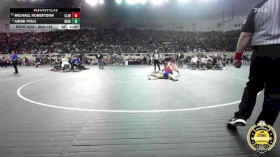 B5A-144 lbs Cons. Round 1 - Aiden Polk, Durant vs Michael Robertson, Claremore