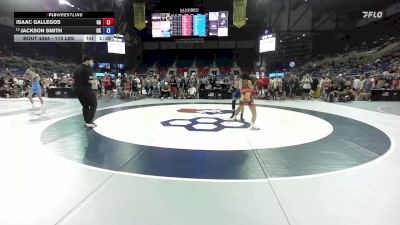 113 lbs Cons. Sub-rd Of 64 - Isaac Gallegos, GA vs Jackson Smith, OK