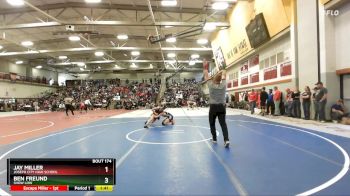 126 lbs Champ. Round 2 - Jay Miller, Joseph City High School vs Ben Freund, Show Low