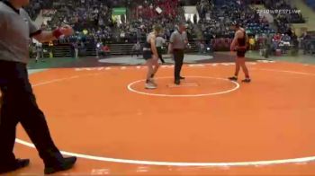 1 - 145 lbs Semifinal - Chris Stiltner, Grundy vs Jax Allebaugh, Riverheads