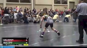 85 lbs Finals (2 Team) - Brody Ward, Tennessee Red vs Luke Johnson, Missouri Black