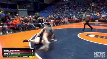 182 lbs Semis & 1st Wrestleback (8 Team) - Blake Hinrichsen, Washington vs Sean Christensen, Wauconda