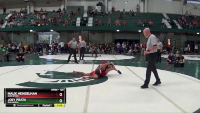 125 lbs 1st Place Match - Joey Prata, Oklahoma vs Malik Heinselman, Ohio State