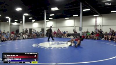 149 lbs Placement Matches (8 Team) - Quinton Silvy, Oklahoma Red vs Austin Freisberg, Kansas