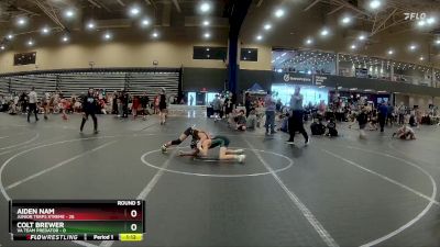 92 lbs Round 5 (8 Team) - Colt Brewer, VA Team Predator vs Aiden Nam, Junior Terps Xtreme