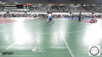 161 lbs Consi Of 16 #1 - Graham Padgett, Comanche MS vs Curtis Bohannan, Duncan Middle School