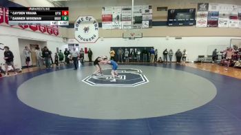 106 lbs Semifinal - Cayden Vrana, Upton vs Danner Wiseman, Moorcroft