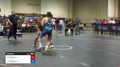 72 kg Rnd Of 16 - Gunnar Hamre, Northern Michigan University vs Charles McKune, NMU-National Training Center