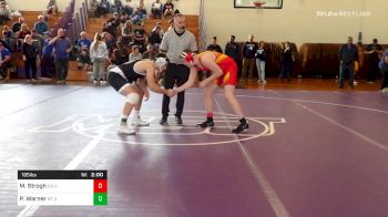 195 lbs Prelims - Matthew Strogh, Calvert Hall vs Parker Warner, Mt St Joseph