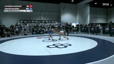 53 kg Cons. Rd Of 16 - Catherine Steinkamp, Hawks Wrestling Club vs Jaslynn Gallegos, Cardinal WC