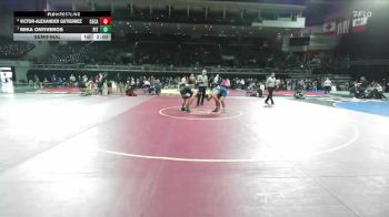 144 lbs Semifinal - Victor-alexander Gutierrez, Central Catholic vs Mika Ontiveros, Pitman