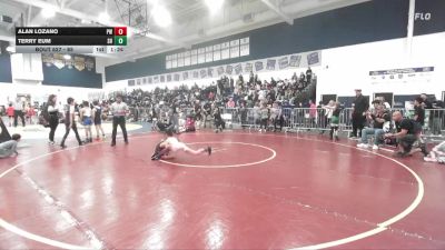 65 lbs Quarterfinal - Alan Lozano, Powerline Wrestling vs Terry Eum, Savage House