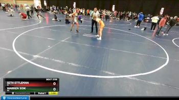 120 lbs Cons. Round 4 - Seth Ettleman, IA vs Warren Soik, WI