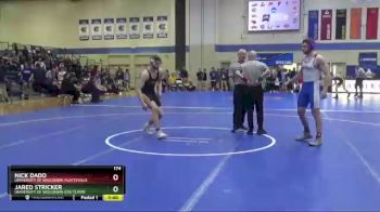 174 lbs Cons. Semi - Jared Stricker, University Of Wisconsin-Eau Claire vs Nick Dado, University Of Wisconsin-Platteville