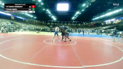 126 lbs Cons. Round 5 - Ethan Smith, Jesuit vs Uy`kwon Wimberly, Zephyrhills Christian