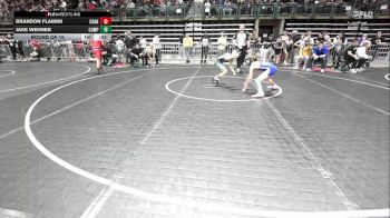 80 lbs Round Of 16 - Brandon Flamini, Cranford vs Jake Wehner, Compete Wrestling Academy