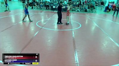 97 lbs Quarterfinals (8 Team) - Trevor Eggleston, New York Gold vs Kayden Khim, California