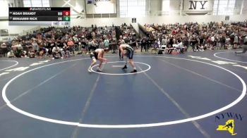152 lbs Champ. Round 2 - Noah Brandt, Falconer Youth Wrestling vs Benjamin Rick, Club Not Listed