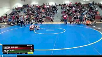 106 lbs Cons. Round 4 - Zaden Seibel, Laramie vs Hunter Burnett, Kemmerer