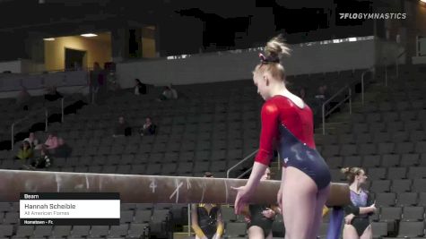 Hannah Scheible - Beam, All American Flames - 2022 Elevate the Stage Toledo presented by Promedica