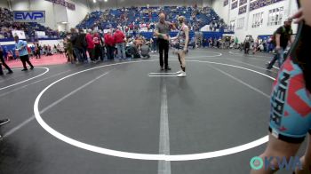 89-97 lbs Quarterfinal - Lyric Golden, Harrah Little League Wrestling vs Tressie Tapscott, Mcalester Youth Wrestling