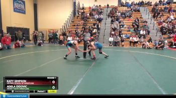 115 lbs Round 1 - Adela Didovic, Anoka Youth Wrestling vs Katy Simpson, Victory School Of Wrestling