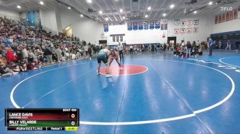 215 lbs Cons. Round 4 - Billy Velarde, Lander Valley vs Lance Davis, Cheyenne East