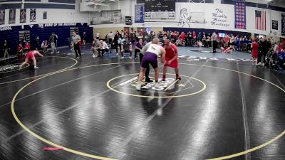 285 lbs Champ. Round 2 - Ward Yoder, Punxsutawney Area Hs vs Lucas Risser, Coudersport Hs