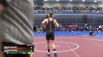 126 lbs Champ. Round 2 - Trevor Wilcox, OTSEGO vs Landon Dasher, PAULDING