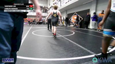 Rr Rnd 2 - Shepherd Lee, Beggs Youth Wrestling Program vs Carlito Watson, Pitbull Wrestling Academy