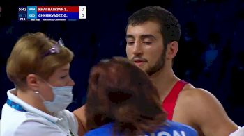 72 kg Semifinal - Shant Khachatryan, Armenia vs Giorgi Chkhikvadze, Georgia