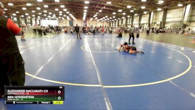 92 lbs Rd# 1 9:00am Friday - Ben Howenstein, Iowa Black vs Alexander Naccarati-Cholo, SouthWest Elite