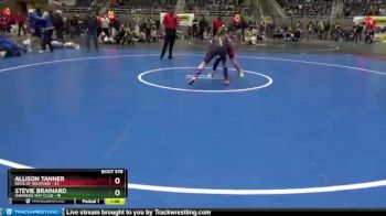 100 lbs Quarterfinal - Allison Tanner, Rock Of Redmond vs Stevie Brainard, Oakridge Mat Club