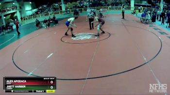 157 lbs Semifinal - Jhett Harber, Lowry vs Alex Apodaca, Elko