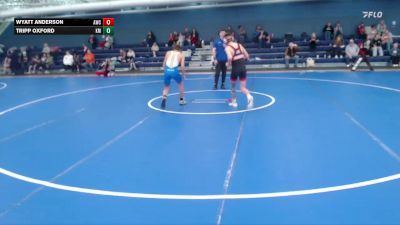 109-120 lbs Cons. Round 1 - Wyatt Anderson, Amherst Wrestling Club vs Tripp Oxford, Kearney Matcats